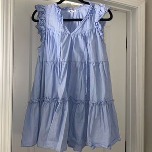 Women’s blue day+moon top/blouse/dress size large